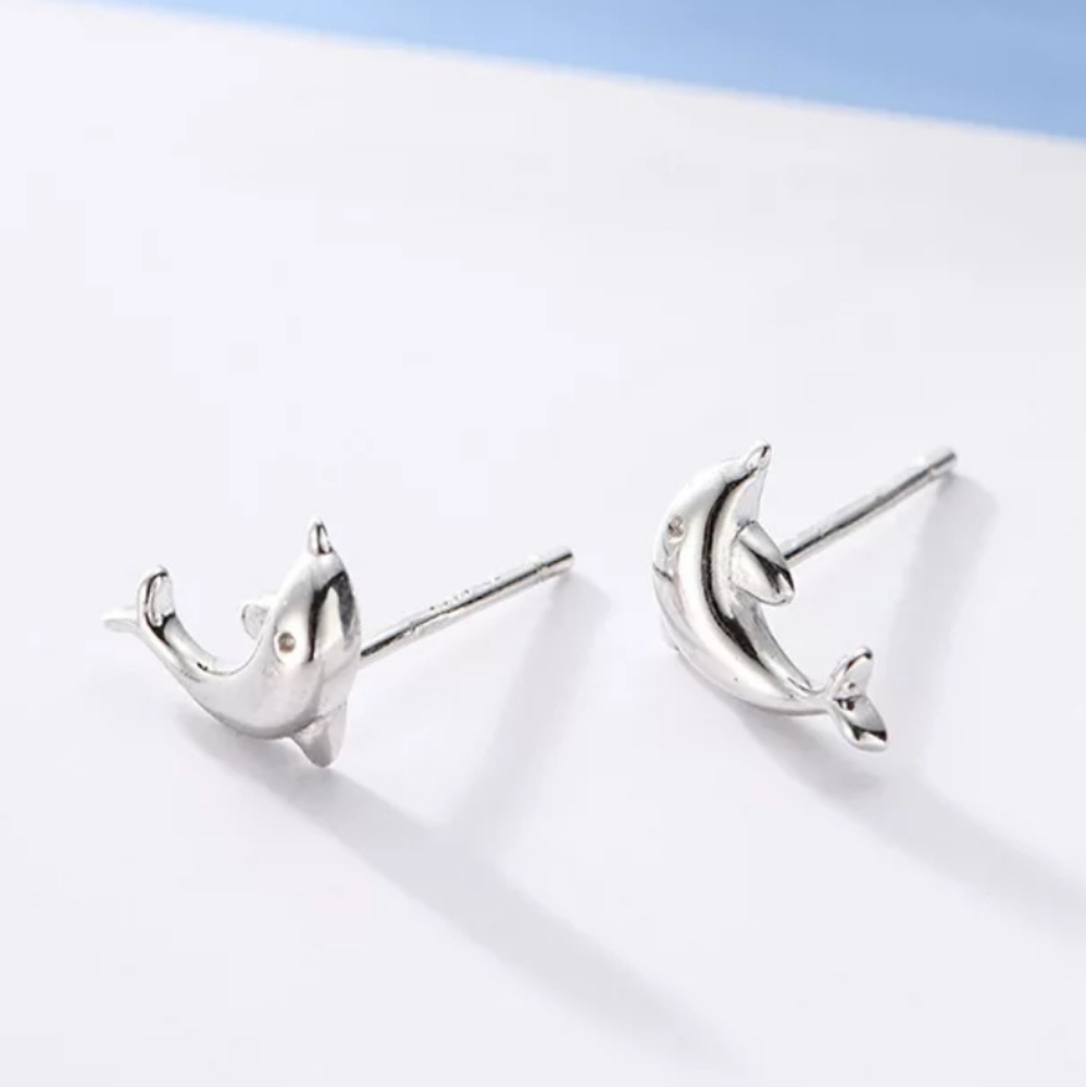 Dolphin Fidh 925 Sterling Silver Earrings
